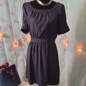 💜 Dot Mini Print Dress sz6💙